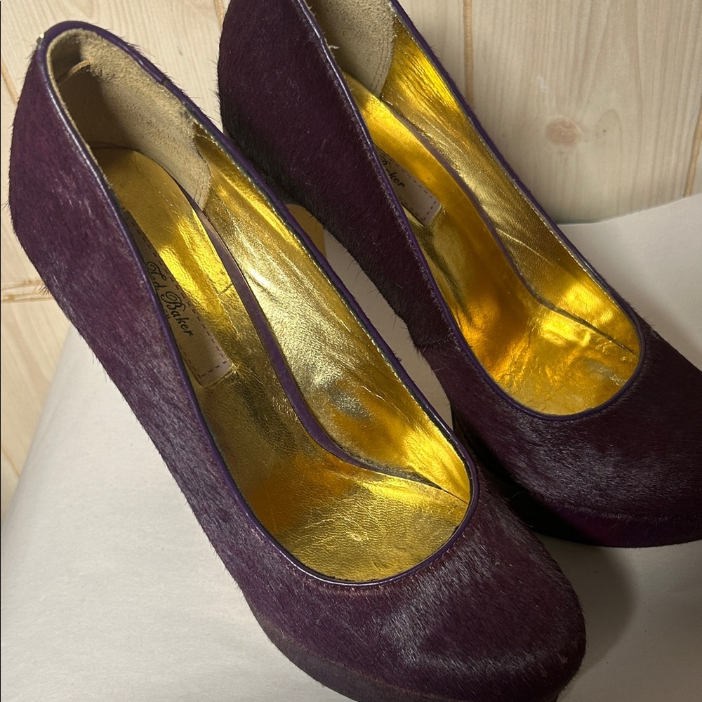 Ted Baker Haircalf Statement Pumps